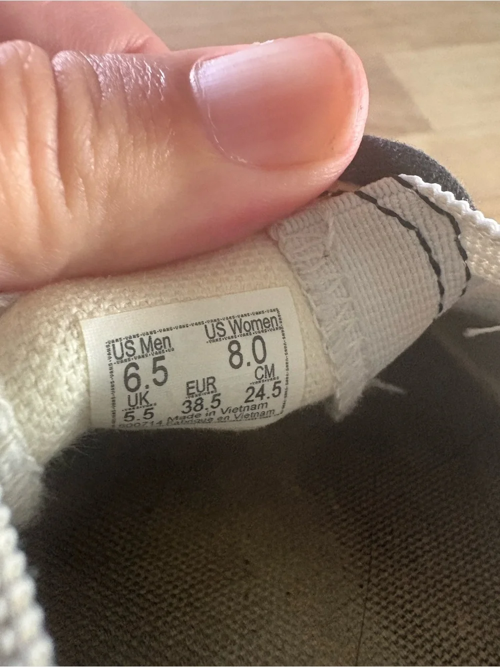 Vans slip on shoes